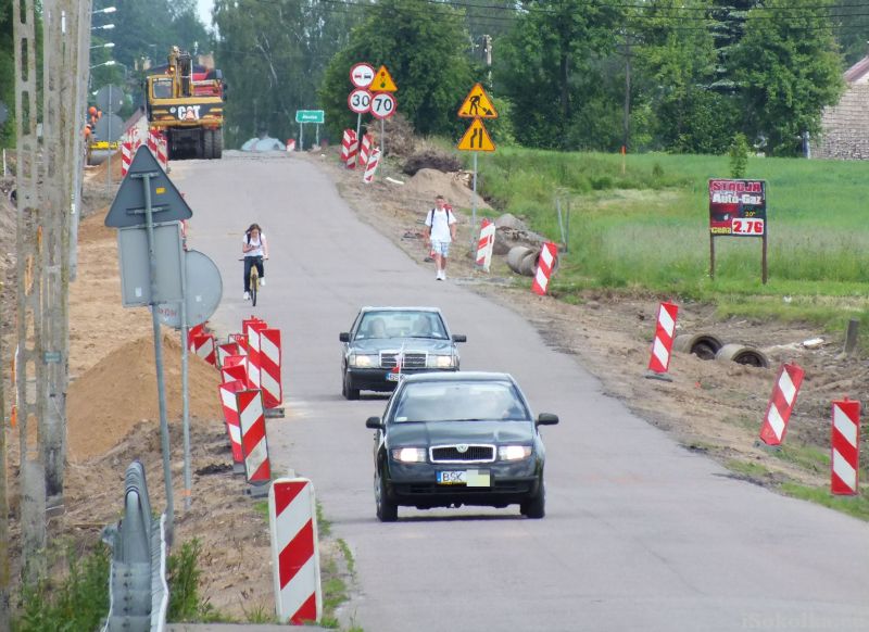 Przebudowa trasy Janów - Korycin trwa od czerwca (iSokolka.eu)