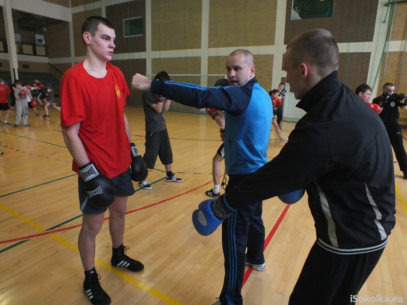 Pięściarze Boxing Sokółka podczas treningu (iSokolka.eu)