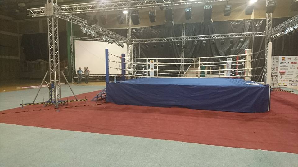 Ring na hali Zespołu Szkół w Sokółce jest już gotowy (T. Potapczyk)